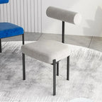 Blue Leisure Dining Chair with Backrest Ideal for Home Use