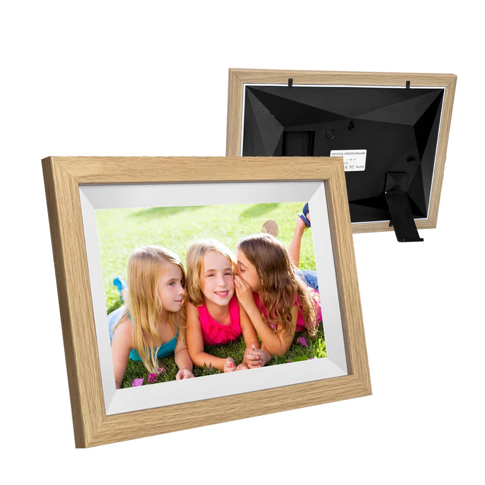 10.1" WiFi Digital Photo Frame with Touch Screen – 32GB Storage, Frameo App, HD Display