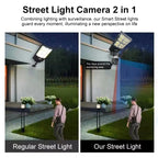 Outdoor 4G Solar Camera with 15MP Triple Lens, 16000mAh Battery, Two-Way Audio & PIR Motion Detection