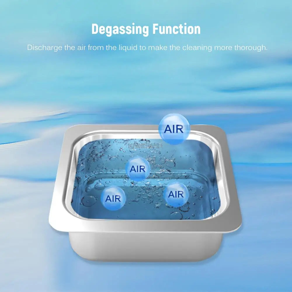 Portable Ultrasonic Cleaning Machine 50W for Eyewear, Jewelry and Accessories