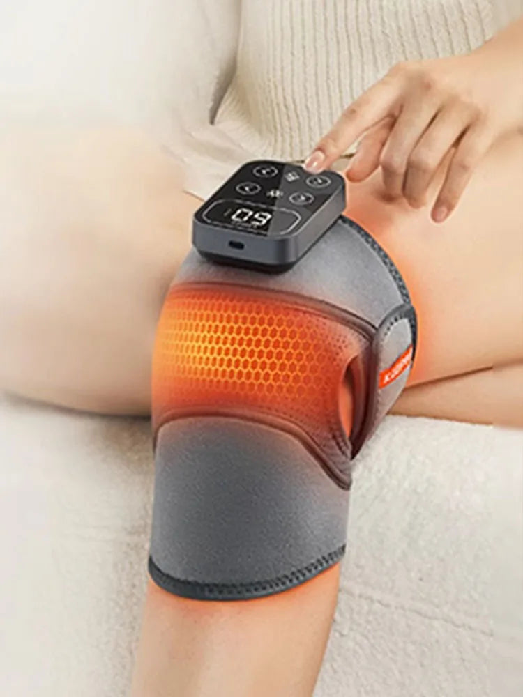Vibration Heating Knee Massager Wireless Thermal Therapy