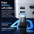 USB-C Docking Station with SSD Enclosure – 2-in-1 Minimalist Setup