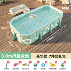 Portable XL Swimming Pool Easy Setup, Inflatable & Foldable Design for Outdoor Use