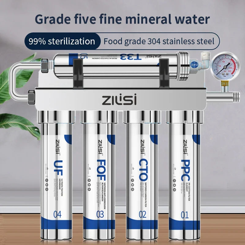 5-Stage Kitchen Ultrafiltration Water Filter for Tap Water
