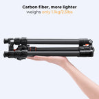 Lightweight Travel Tripod for DSLR & Mirrorless Cameras
