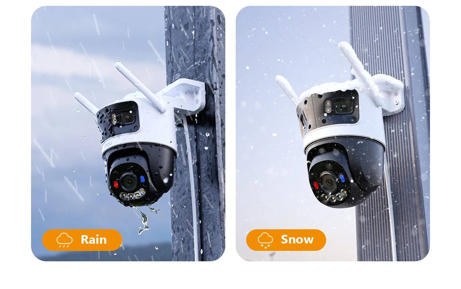 5MP Outdoor WiFi Security Camera with Color Night Vision