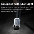 Portable Rechargeable Vacuum for Car & Home – 15000Pa, LED, Blower Function