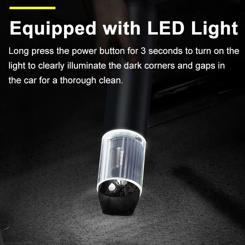 Rechargeable Mini Vacuum for Car and Home Cleaning