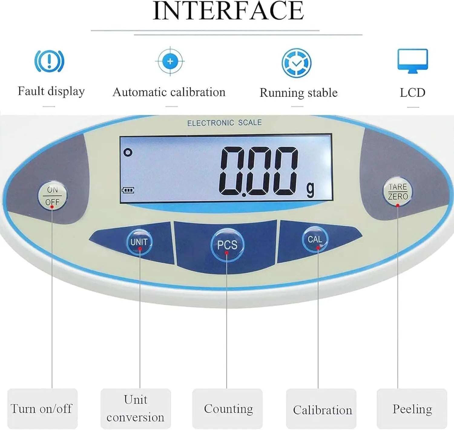0.001g Digital Analytical Balance with 500g Capacity & Wind Shield