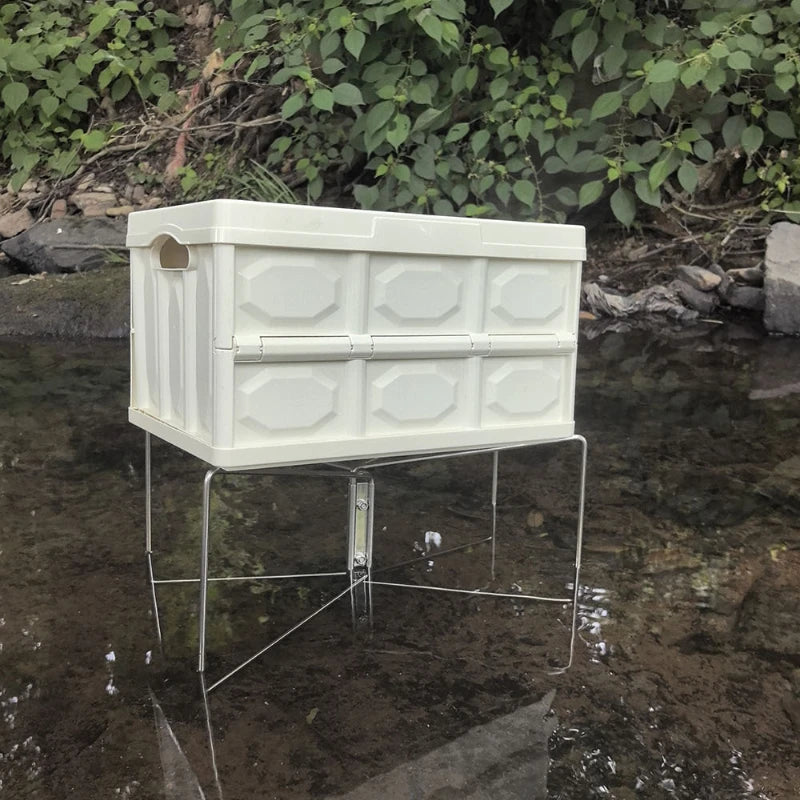 10PCS Heavy Duty Folding Cooler Stand with 60KG Capacity