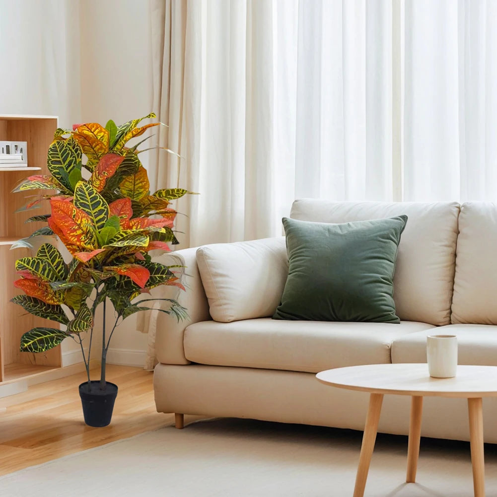 Tall Faux Silk Banyan Tree, Office & Home Display