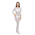 10PCS Disposable White Bodysuits Free Size, Breathable Suits for Vacuum Massage & Body Contouring
