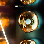 LED Wall Sconce Up Down Light 3000K Amber, L180mm Amber