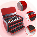 Portable 5-Layer Metal Toolbox for Workshop & Home