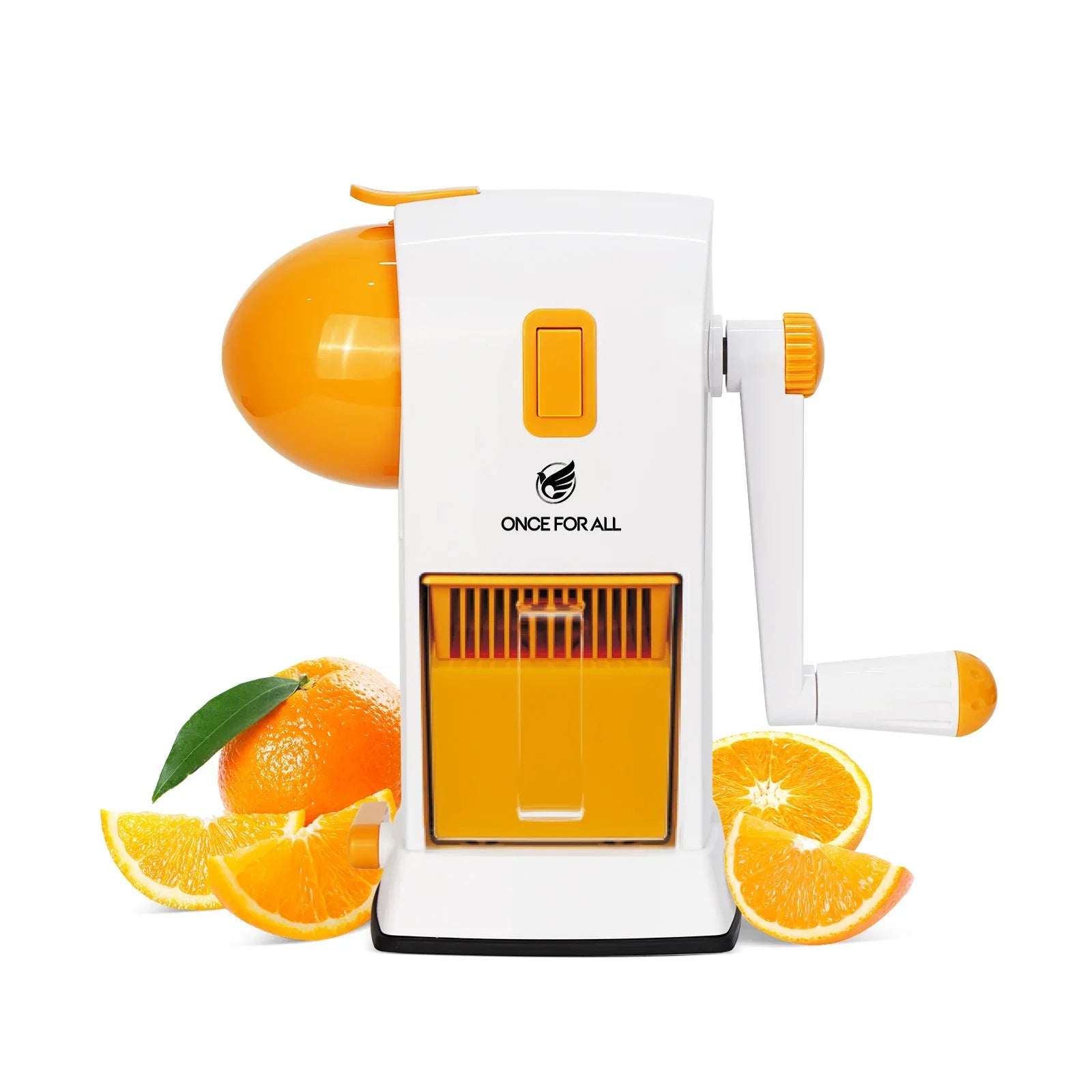Manual Kitchen Manual Juicer for Lemons and Oranges, White