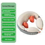 U-Shaped Neck & Shoulder Massager with Heat & 3 Modes