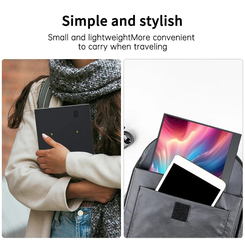 10.5 Inch Portable Monitor 1280P Second Screen for Laptop