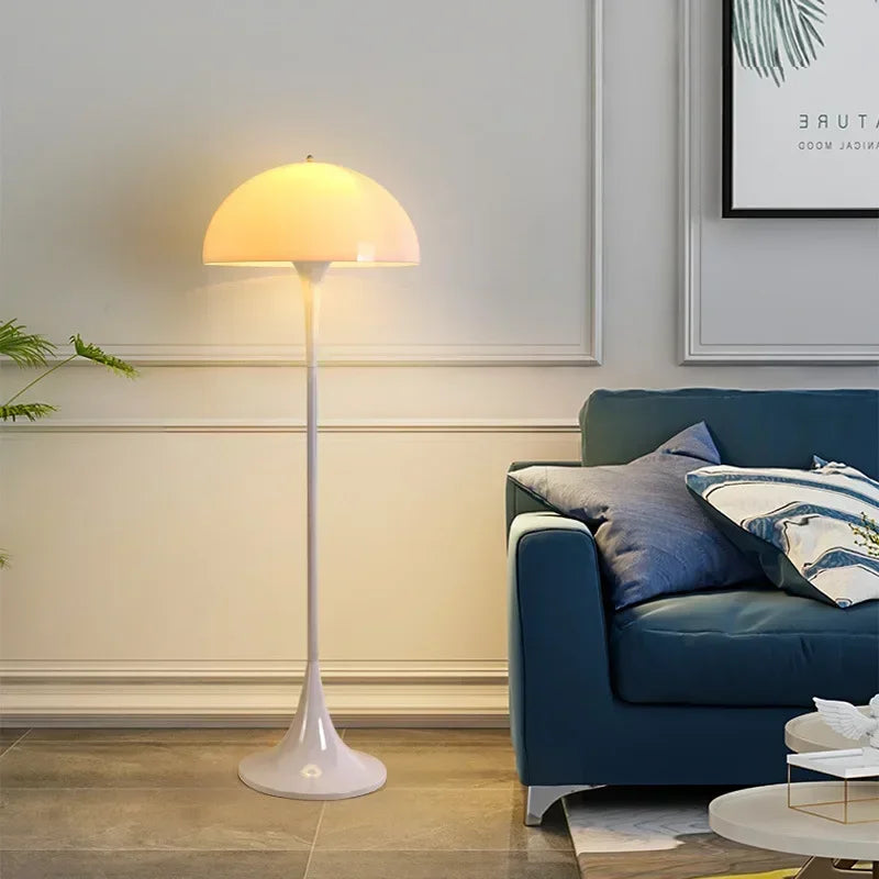 Neutral White Mushroom LED Floor Lamp E27 Bulb