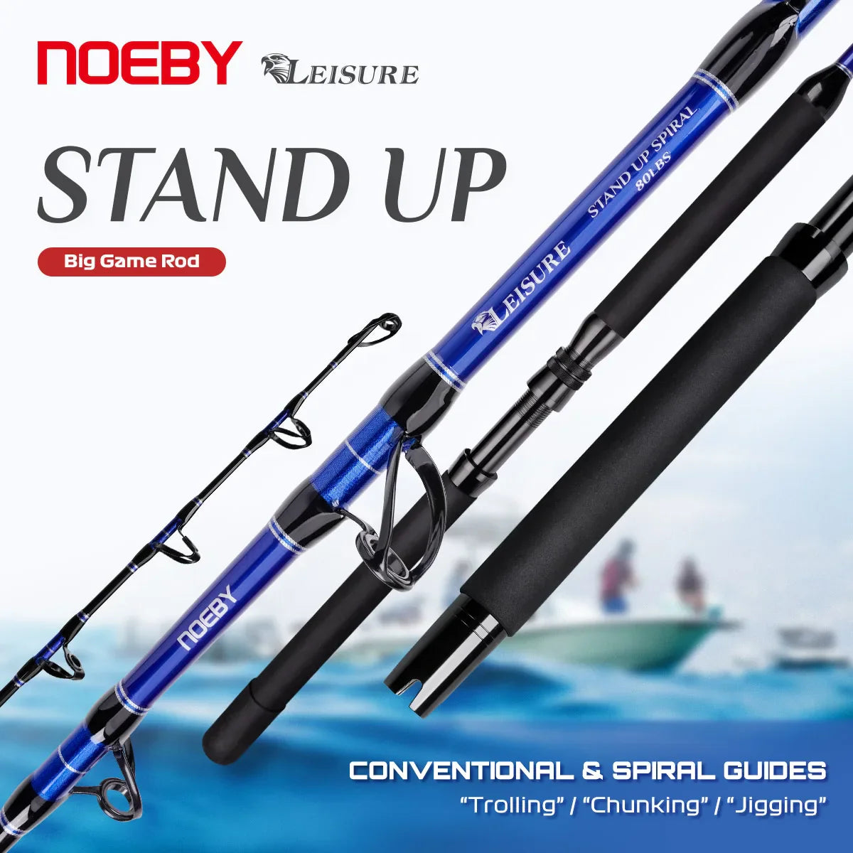 1.66m Ocean Trolling Rod for Tuna and Sharks