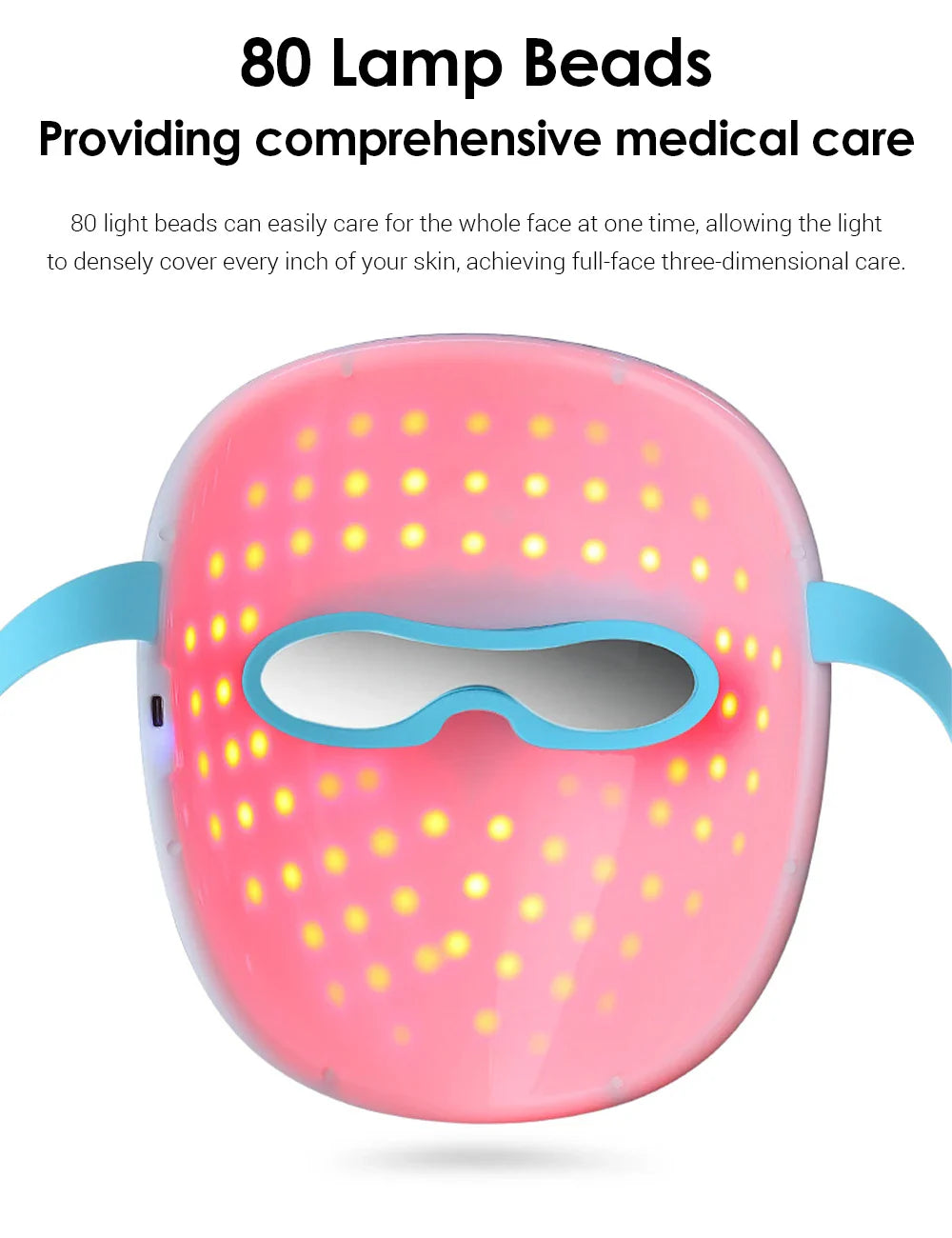 Portable LED Face Mask for Anti-Aging & Acne Treatment
