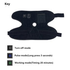 Rechargeable LED Heating Pad for Ankle Pain Relief