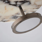 Modern Round Stone LED Pendant Lamp for Bedroom