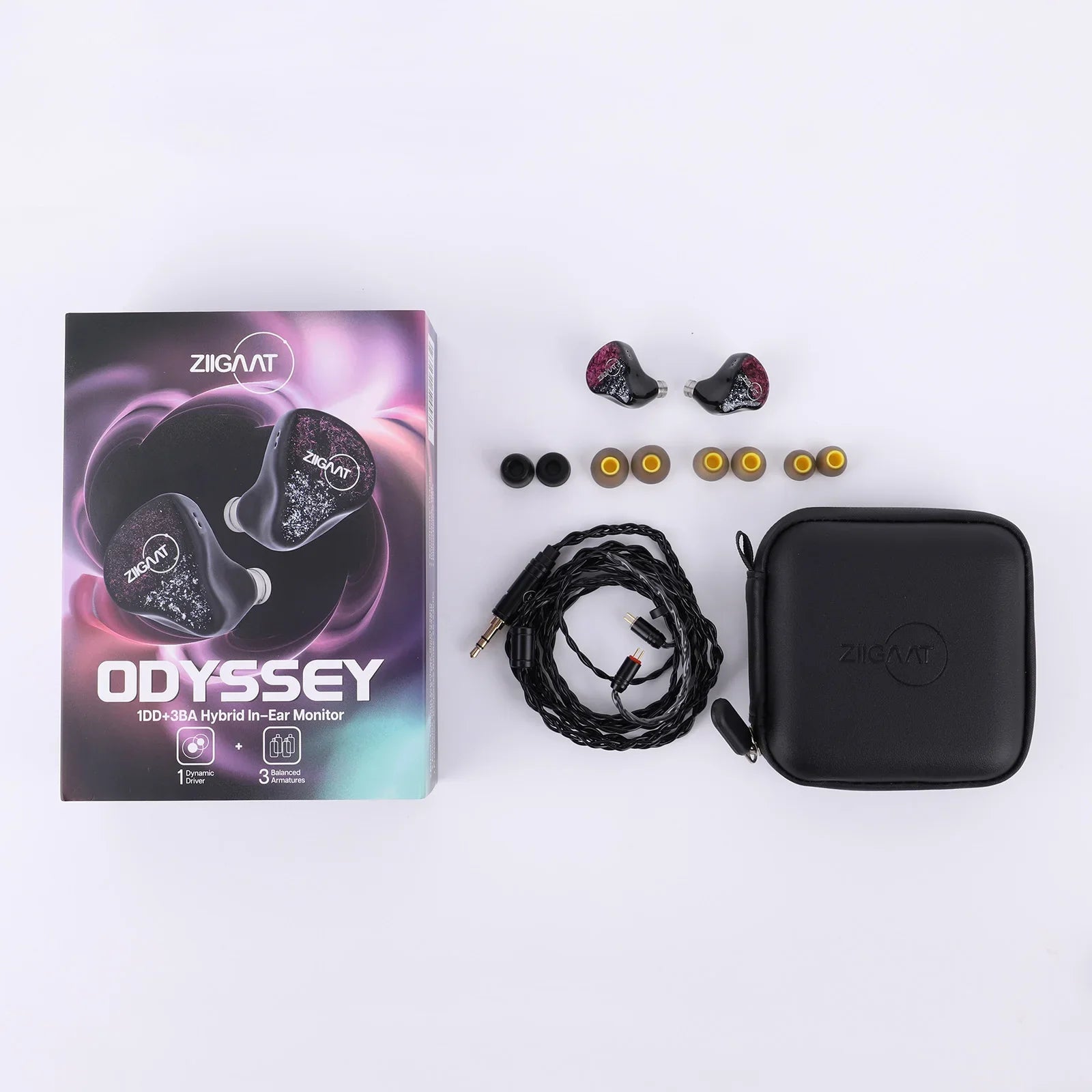 1DD+3BA Hybrid In-Ear Monitors with 3.5mm Jack