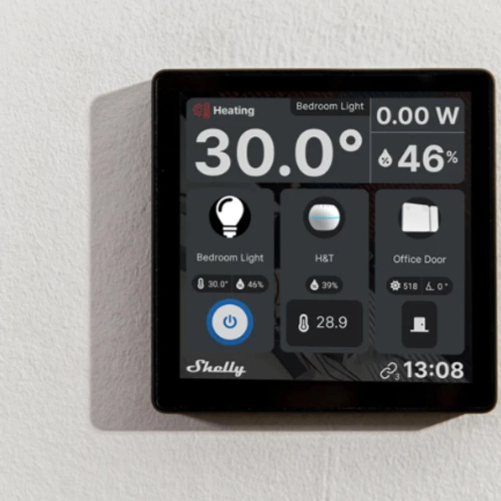 Smart Wall Control Panel with 4" Color Display & 5A Switch Wi-Fi & Bluetooth Home Automation Hub