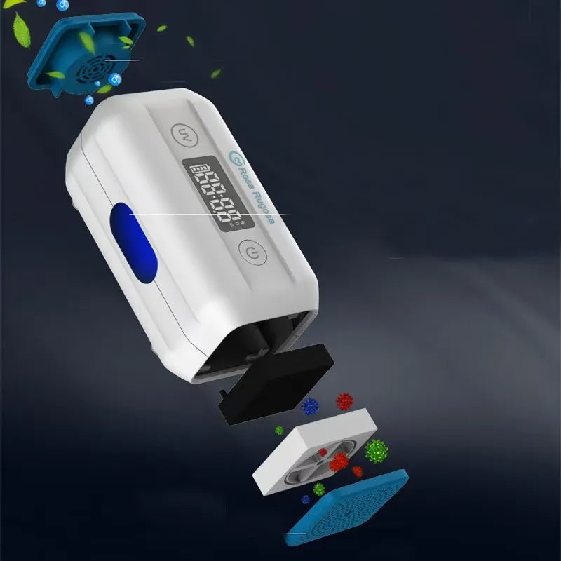Portable CPAP Ozone Cleaner with Rechargeable Battery and Mask Kit