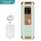 Portable IPL Laser Hair Removal Device – Painless, Cordless, 3-Speed green AU
