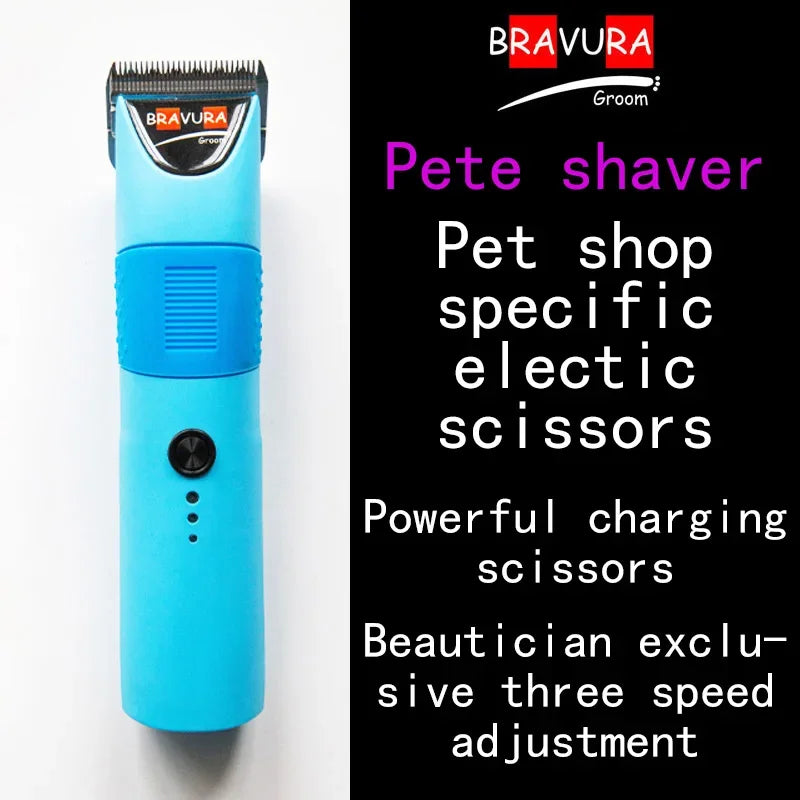 High-Power Pet Grooming Clippers with Adjustable Speed Settings black Package 1