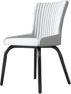 Modern Upholstered Dining Chair with Metal Legs – Home, Café & Office Seating
