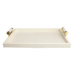 Handmade Leather Tea Tray for Home or Office