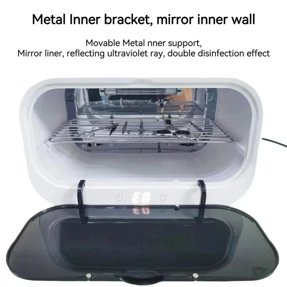 Portable 12L UV Sanitizer Cabinet with Smart Touch Control & 1 Bulb