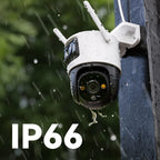 10MP Dual Lens PTZ WiFi Camera with AI Detection