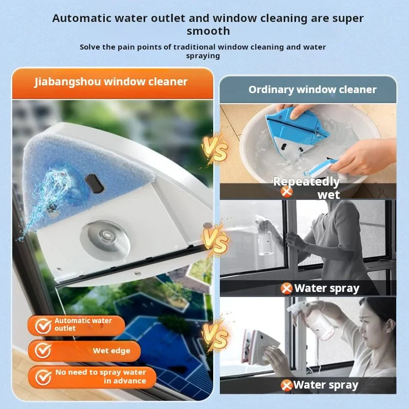 Adjustable Magnetic Window Cleaner for Home Glass Panels