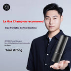 Portable Automatic Espresso Machine Stainless Steel Outdoor Travel Coffee Maker