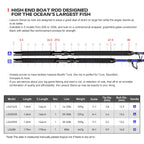 1.66m Ocean Trolling Rod for Tuna and Sharks