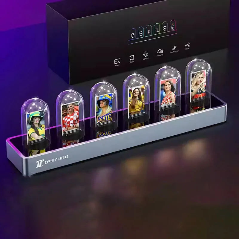 Color-Changing Digital Tube Clock for Office or Bedroom