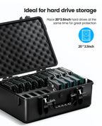 20 Bay 3.5 inch HDD Storage Case with Lock Protection
