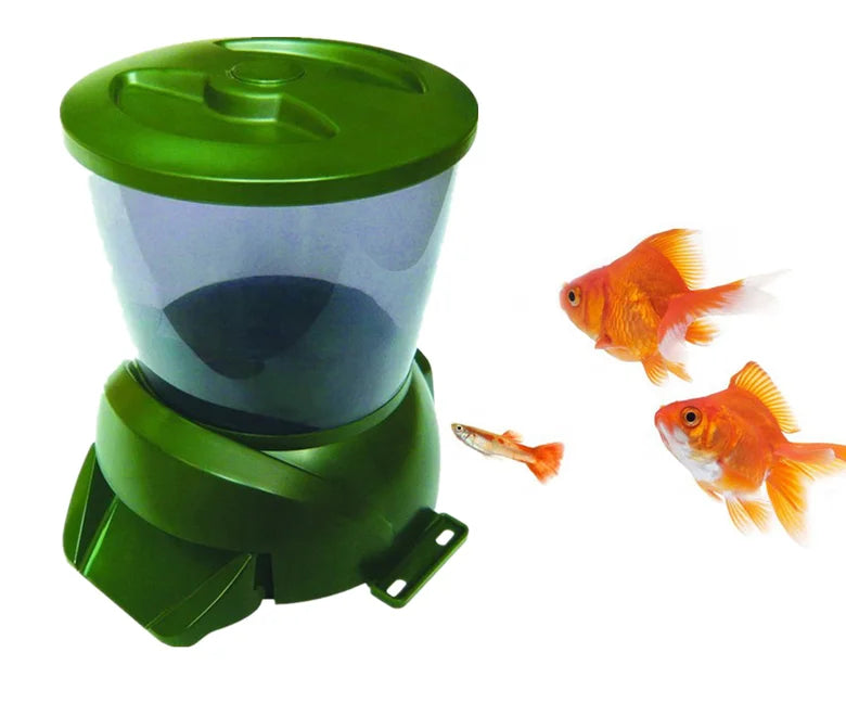 Automatic Fish Feeder 4.25L – Timed Dispenser for Indoor & Outdoor Ponds