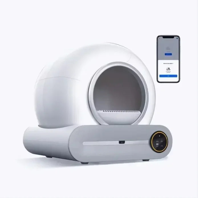 Smart Self-Cleaning Cat Litter Box with App Control