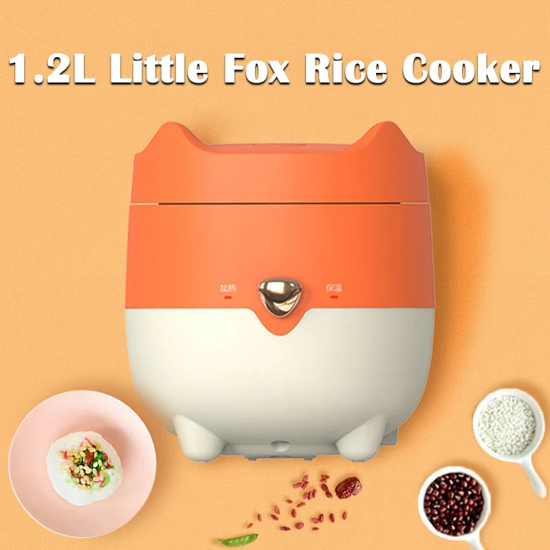 1.2L Portable Rice Cooker – Non-Stick Inner Pot, Travel-Friendly Design
