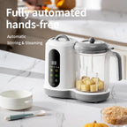 2-in-1 Food Processor and Steamer with Digital Display – Blender, Grinder and Cooker