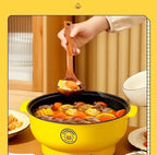 24cm Mini Multifunctional Electric Cooker for Dorm or Home – Fry, Boil, Steam