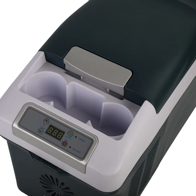 Mini Electric 15L Car Fridge Freezer for Home & Travel Blue