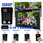 1080P Video Doorphone with Fingerprint & App Unlock