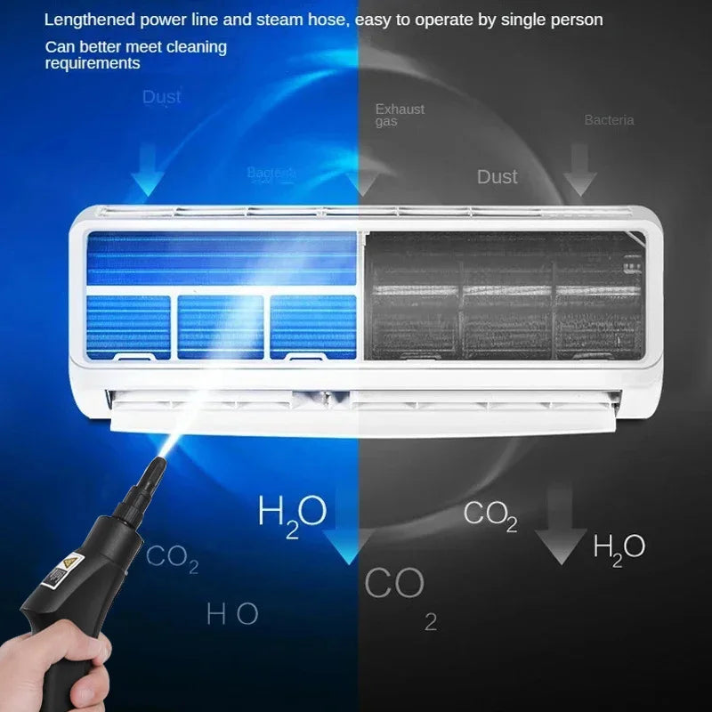 Corded 2500W Steam Cleaning Machine for Kitchen, Car, Floors