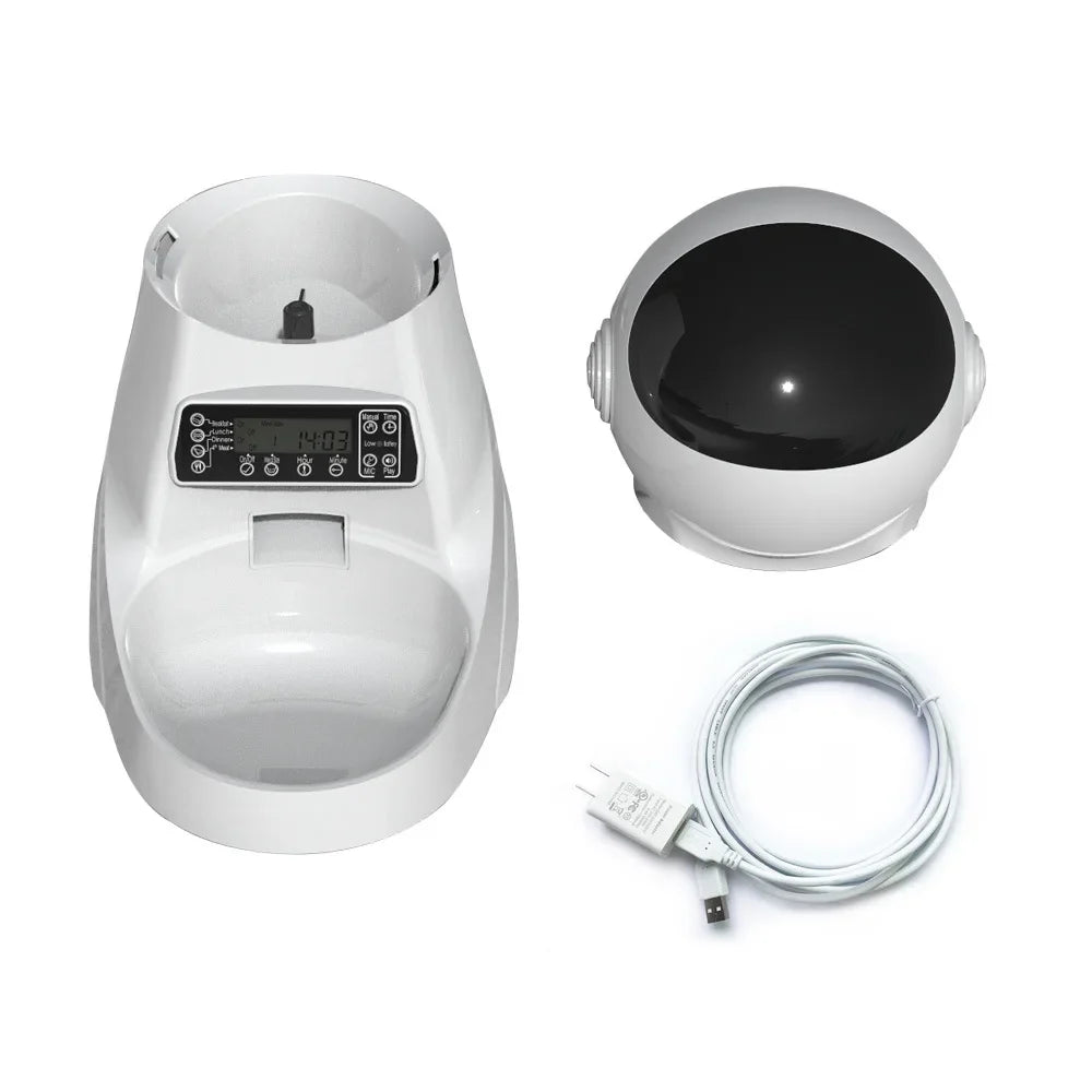 2.5L Smart Automatic Pet Feeder for Cats and Dogs - Black
