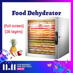 Home Food Dehydrator 16 Layers, Dried Fruit Maker & Meat Dryer Appliance